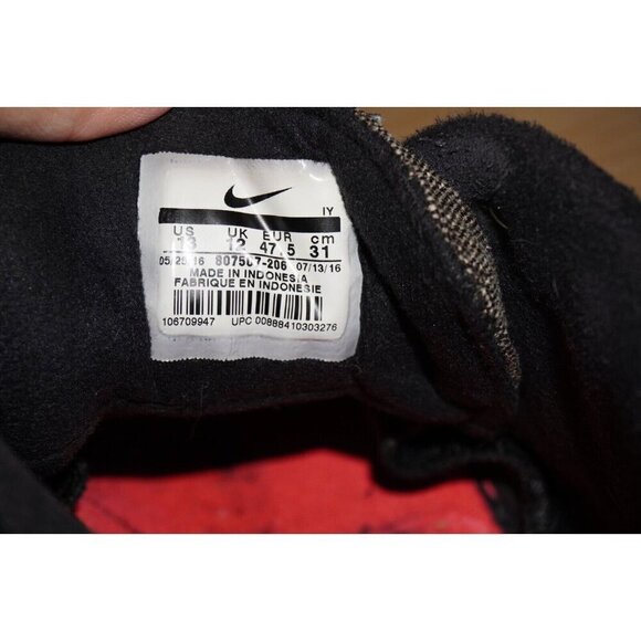 Nike SB Stefan Janoski Max Mid - Tweed Black/Brown - Size 13 - Rare Skate Shoes - Picture 11 of 16